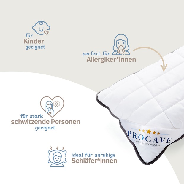 OBJEKT Kopfkissen kochfest in Hotel-Qualität