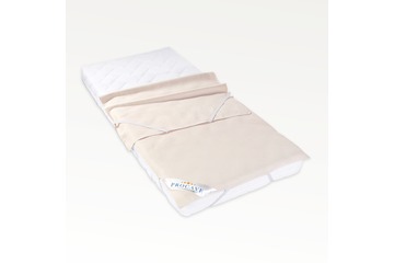 Matratzen-Auflage natur aus 100 % Baumwolle