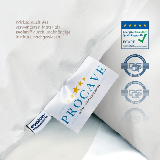 Allergiker Bettdeckenbezug ALLERGENA aus Evolon - Anti Milben Encasing