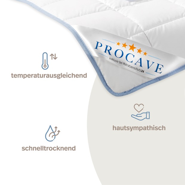 TopCool kochfeste Qualitäts-Sommerbettdecke