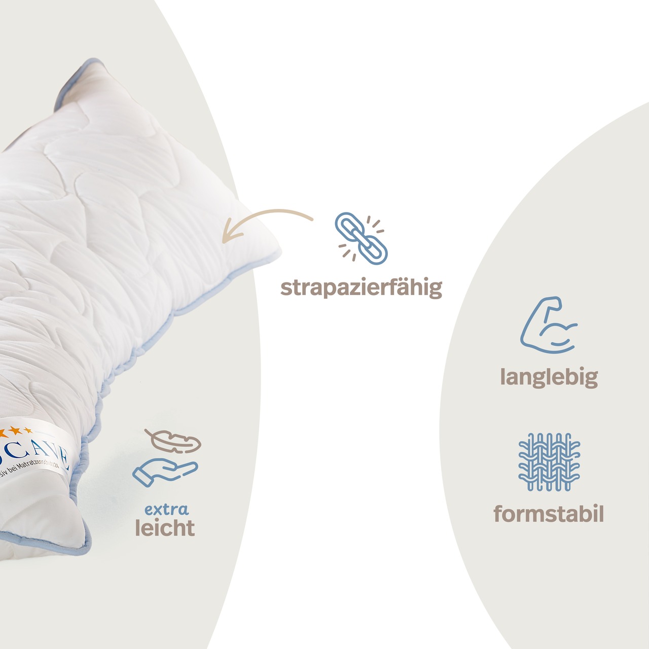 Seitenschläferkissen mit TopCool-Bezug