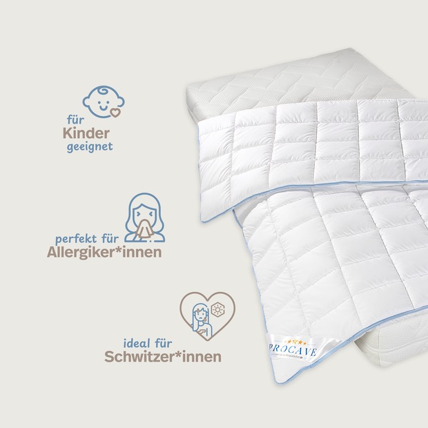 TopCool kochfeste Qualitäts-Duo-Winterdecke